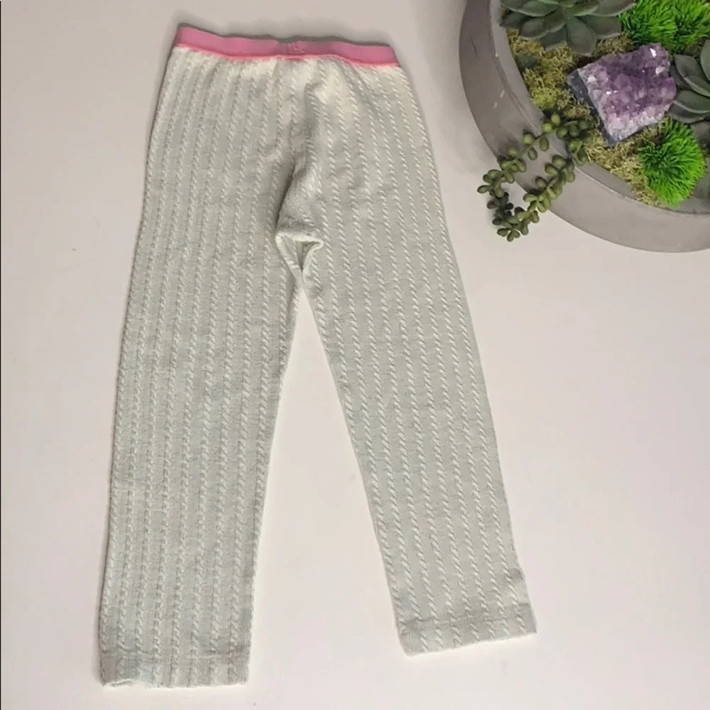Tucker Tate cable knit stone tight legging girls Sz 4